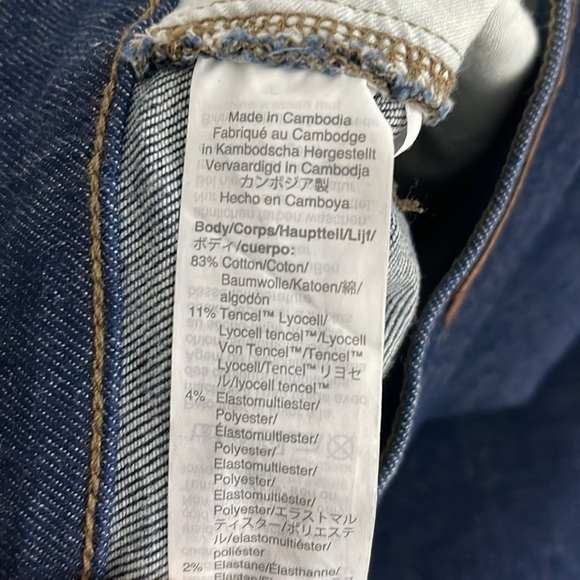 Madewell 9" Mid-Rise Skinny Jeans in TENCEL Stretch Dark Wash Size 29 - Picture 8 of 9